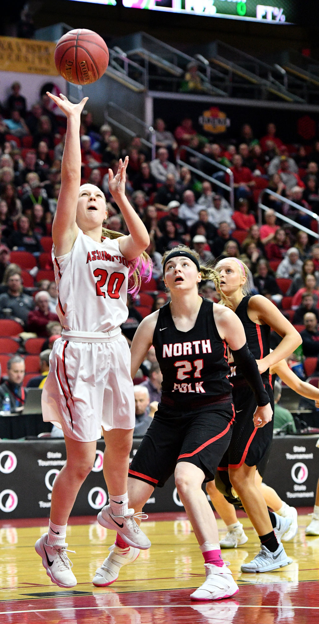 Davenport Assumption vs North Polk state basketball